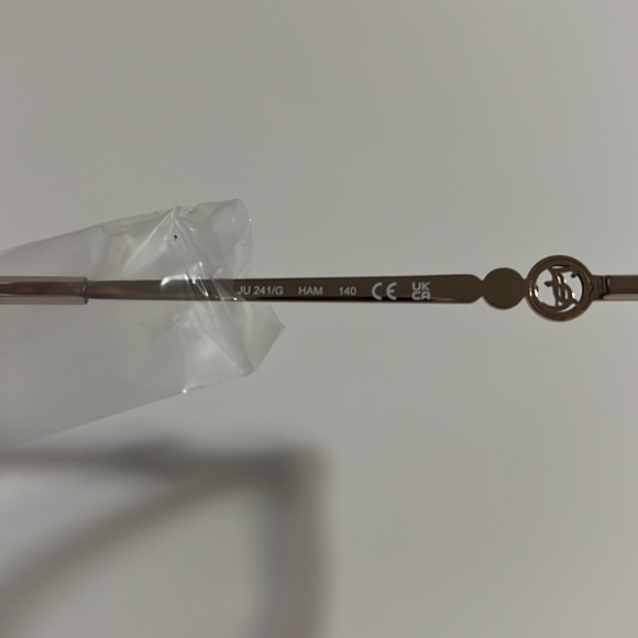 NWOT JUICY COUTURE Eyeglasses JU241 Transparent Champagne Gold - Picture 4 of 4